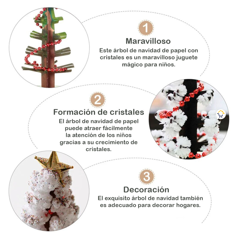 🌟 Árbol de Navidad de Cristal Mágico 🌟