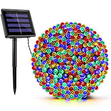 Guirnalda de Luces Solares de Navidad – 30 Metros y 300 Bombillos