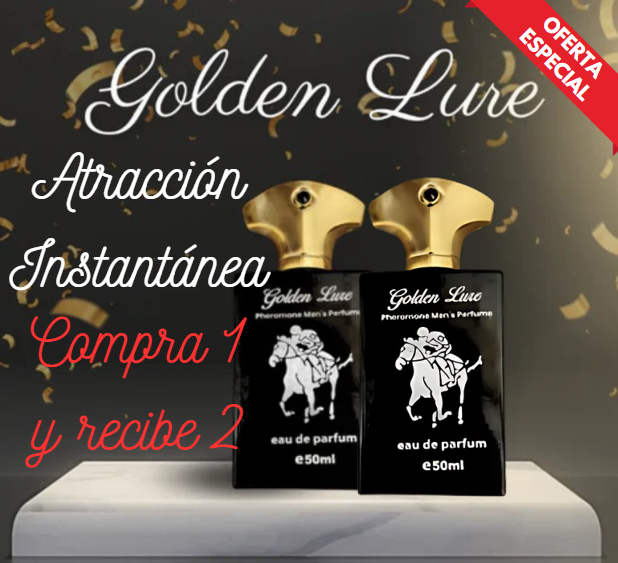 Golden Lure™ Perfume con Feromonas PAGA 1 Y LLEVA 2